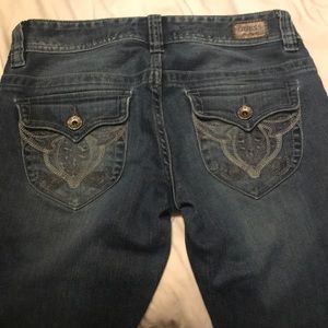 Guess jeans. Dare devil boot. Size 26.